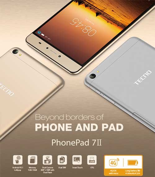 Tecno PhonePad 7II rare design