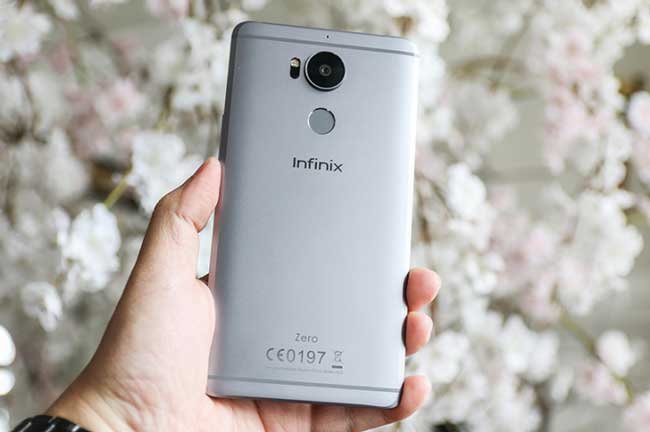 back view of the infinix zero 4 in Nigeria and kenya