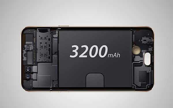 OPPO F3 Battery Specs