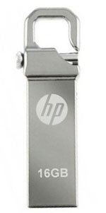 Hp-flash-drive-with-clip-silver 16gb