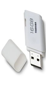 Toshiba-white-16GB-Flash-disk