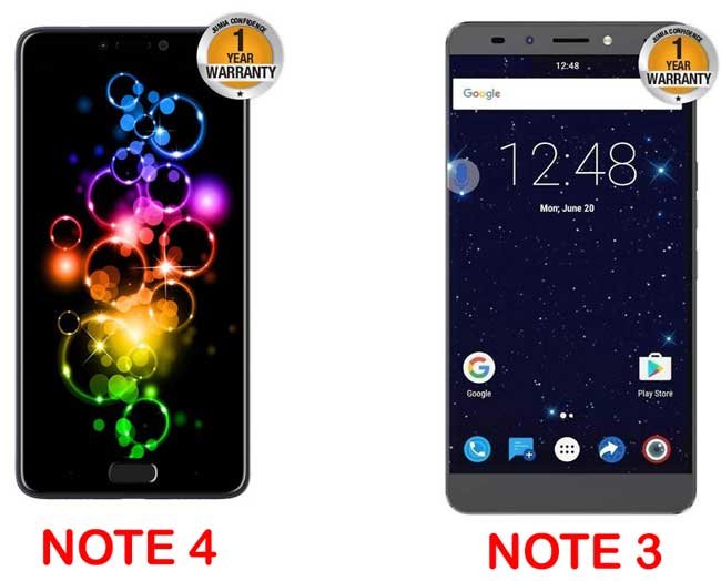Infinix Note 4 vs Infinix Note 3 comparison