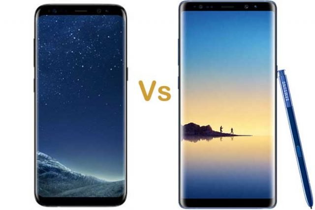 Samsung Galaxy Note 8 Vs Samsung Galaxy S8 Plus Comparison and Differences in Kenya