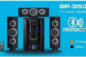 Price of the My Leadder SP353 371 361 3.1 Channel Bluetooth FM Multimedia Speaker Subwoofer Black
