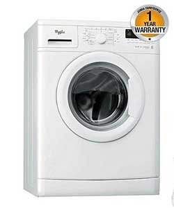 WHIRLPOOL AWOC 6105 Front Load Washing Machine 6KG White Free 2KG Ariel Detergent & 1L Downy Softener