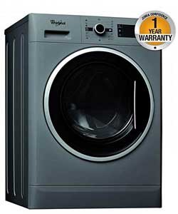 WHIRLPOOL WWDC 9614 S Front Load Washer Dryer 9 6KG Silver