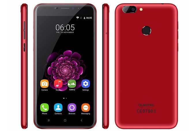 Oukitel U20 Plus 2GB 16GB 4G LTE Mobile Phone Red Color