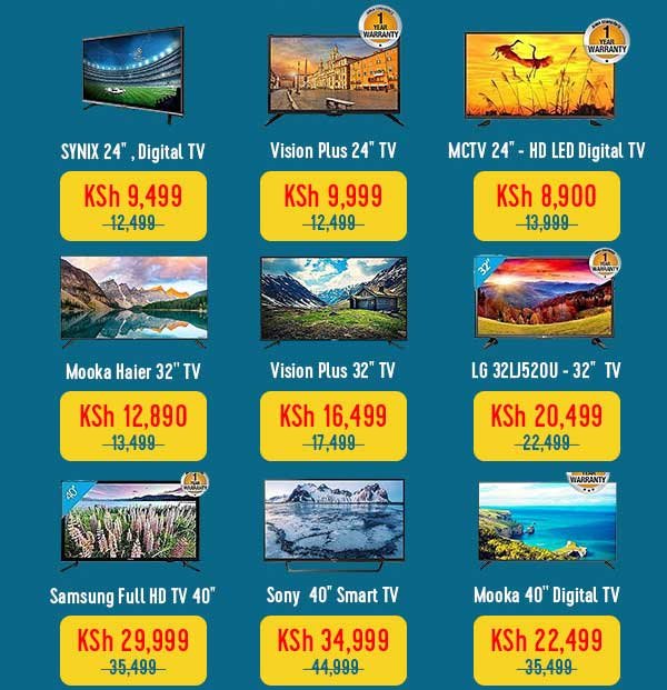 Jumia Kenya TV Mania Deals Offers and Discounts Promotion