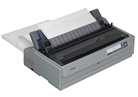 Epson-LQ-2190-Dot-Matrix-Printer-Grey