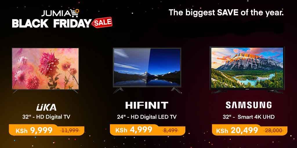 Jumia Black Friday TV Prices in Kenya Offers, Discounts and Deals (2019) | Buying Guides, Specs ...